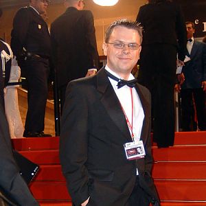 This is me at the Cannes Film Festival 2006. I was going up the red carpet at the world premiere of Southland Tales by Donnie Darko director Richard Kelly. In attendance was Marilyn Manson, Kevin Smit
